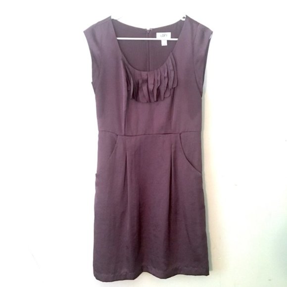 LOFT Dresses & Skirts - Loft Purple Dress Size 2 j/i